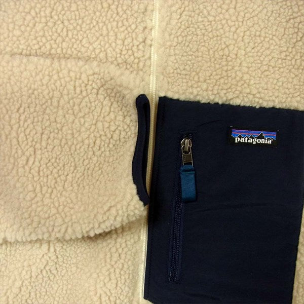 patagonia パタゴニア 19年製 23056 Classic Retro X jacket クラシック レトロ フリース ジャケット ベージュ系 M【新古品】【未使用】【中古】