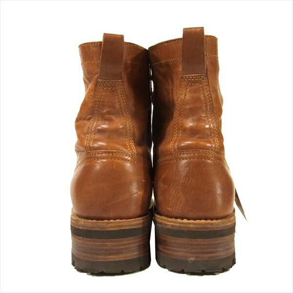VISVIM ビズビム 0118102002006 ZERMATT BOOTS-FOLK HORSEHIDE 馬革 ツェルマット ワークブーツ ブラウン系 US11【中古】