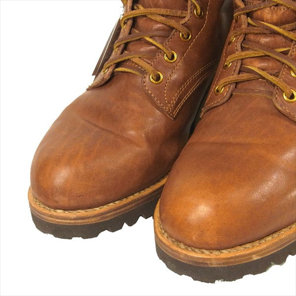 VISVIM ビズビム 0118102002006 ZERMATT BOOTS-FOLK HORSEHIDE 馬革 ツェルマット ワークブーツ ブラウン系 US11【中古】