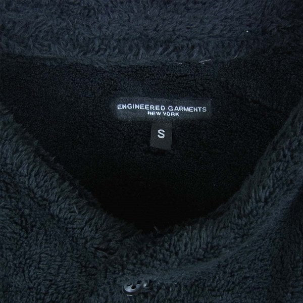 Engineered Garments エンジニアードガーメンツ USA製 フリース ファー ジャケット ブラック系 S【中古】