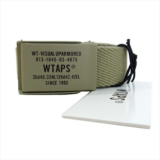 WTAPS ダブルタップス 202MYDT-AC02 GIB BELT ACRYLIC ベルト ベージュ系【新古品】【未使用】【中古】