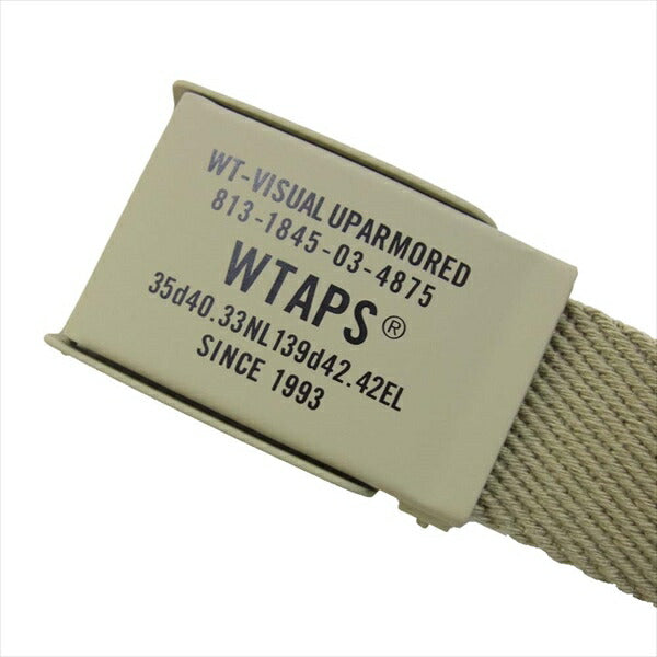 WTAPS ダブルタップス 202MYDT-AC02 GIB BELT ACRYLIC ベルト ベージュ系【新古品】【未使用】【中古】