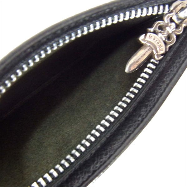 CHROME HEARTS クロムハーツ（原本有） 国内正規店原本付属 ZPR CHANGE PURSE ジッパー チェンジパース ダガージップ コインケース 財布 黒系【中古】