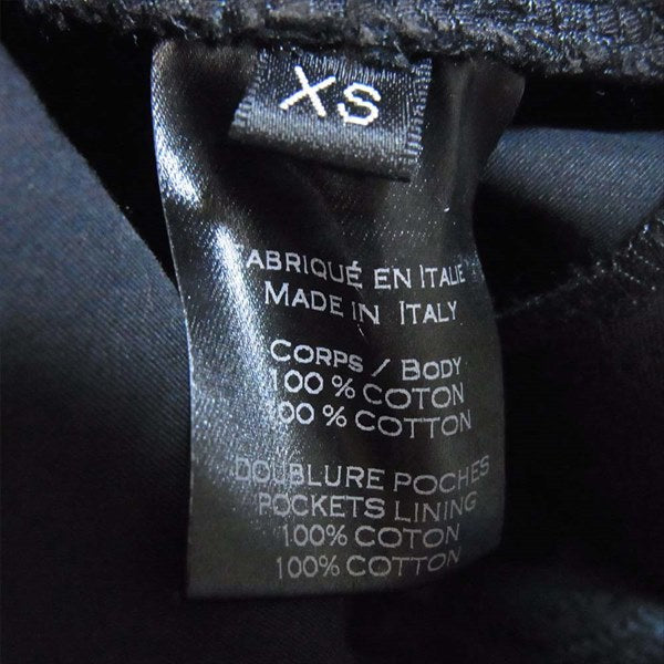 BALMAIN バルマン S6HT530D337 クロップド パンツ クロップドパンツ ブラック系 XS【新古品】【未使用】【中古】