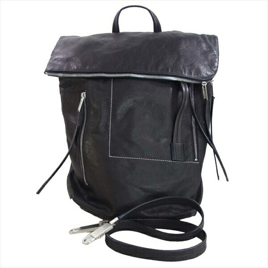 Rick Owens リックオウエンス 19SS MEDIUM SHOULDER DUFFLE ショルダー ダッフル バッグ 黒系【極上美品】【中古】