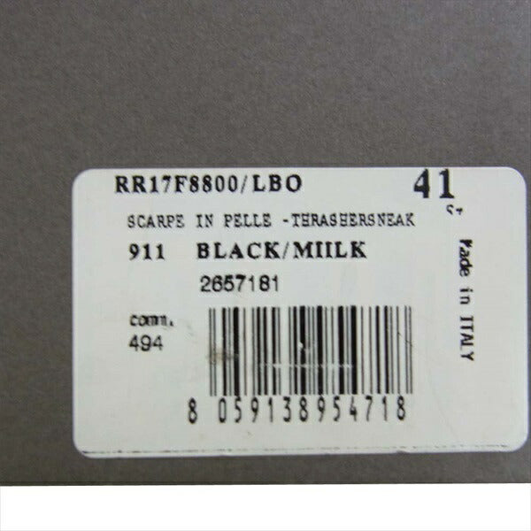 Rick Owens リックオウエンス RR17F8800 GEOTHRASHER ジオスラッシャー スニーカー ブラック系 41【美品】【中古】