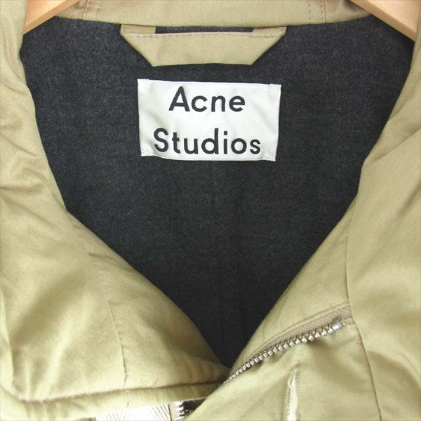 ACNE STUDIOS アクネストゥディオズ 未使用品 FN-MN-OUTTW000032 コットン 中綿 モッズ コート ベージュ系 44【極上美品】【中古】