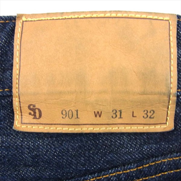 STANDARD CALIFORNIA スタンダードカリフォルニア 901 66 ワンウォッシュ デニム パンツ インディゴブルー系 W31【美品】【中古】