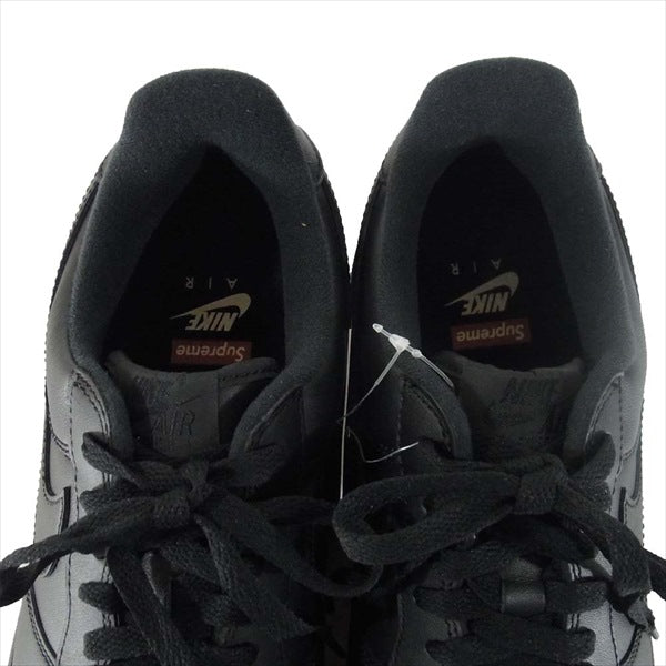 Supreme シュプリーム ナイキ NIKE 20SS CU9225-001 AIR FORCE 1 LOW エアフォース  ローカット スニーカー ブラック系 US9.5【新古品】【未使用】【中古】