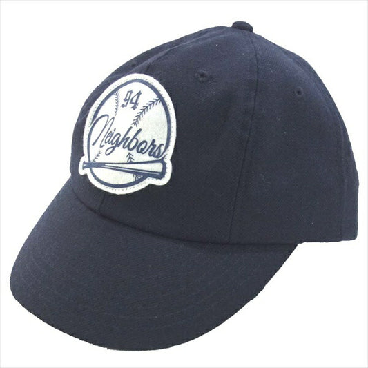 NEIGHBORHOOD ネイバーフッド 151YGNH-HT07 15SS BB W-CAP ベースボール キャップ ネイビー系 M【極上美品】【中古】