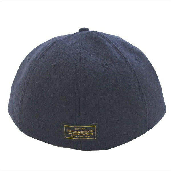 NEIGHBORHOOD ネイバーフッド 151YGNH-HT07 15SS BB W-CAP ベースボール キャップ ネイビー系 M【極上美品】【中古】