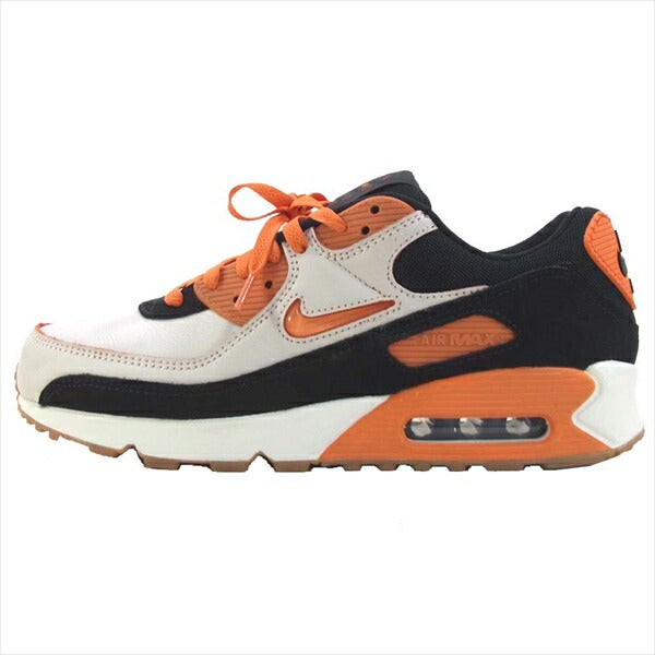 NIKE ナイキ CJ0611-100 AIR MAX 90 PRM エアマックス ローカット スニーカー オレンジ×ブラック×ホワイト 27.5cm【美品】【中古】