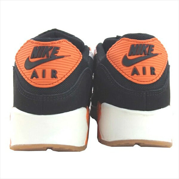 NIKE ナイキ CJ0611-100 AIR MAX 90 PRM エアマックス ローカット スニーカー オレンジ×ブラック×ホワイト 27.5cm【美品】【中古】