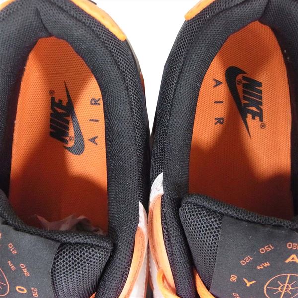 NIKE ナイキ CJ0611-100 AIR MAX 90 PRM エアマックス ローカット スニーカー オレンジ×ブラック×ホワイト 27.5cm【美品】【中古】