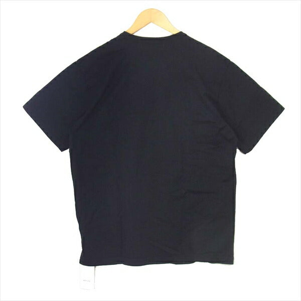 クオン 20SS 2001-CS01 T-SHIRT 裂織 ポケット Tシャツ ブラック系 L【新古品】【未使用】【中古】