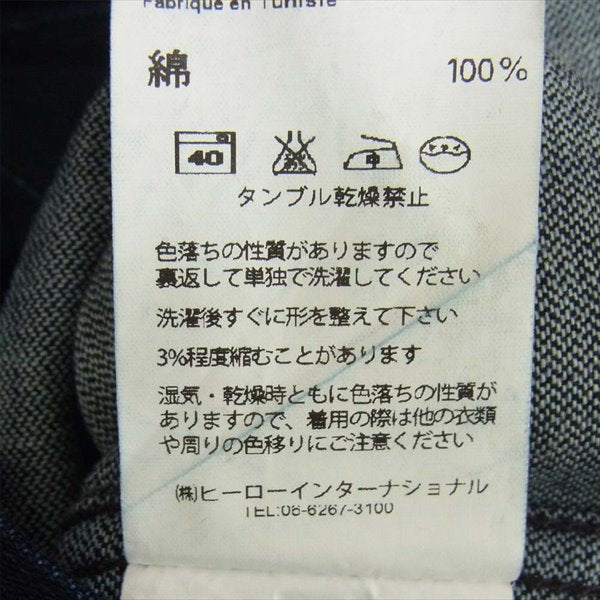 Nudie Jeans ヌーディージーンズ デニム ウエスタン スナップボタン 長袖シャツ インディゴブルー系  インディゴブルー系 M【中古】