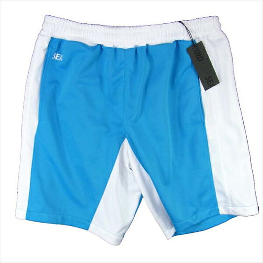 ウィンダンシー WDS-JER-04 WDS JERSEY SHORTS ジャージ ショートパンツ ショーツ ハーフ ブルー系 L【新古品】【未使用】【中古】