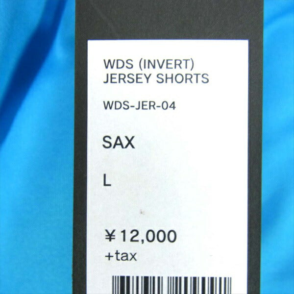 ウィンダンシー WDS-JER-04 WDS JERSEY SHORTS ジャージ ショートパンツ ショーツ ハーフ ブルー系 L【新古品】【未使用】【中古】