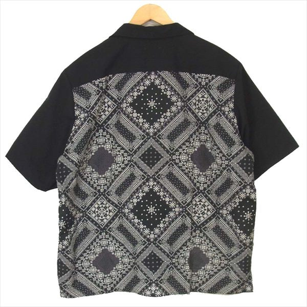 SOPHNET. ソフネット 20SS SOPH-200026 pattern mix aloha shirt マルチ パターン アロハ 半袖シャツ 黒系 XL【中古】