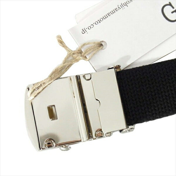 Yohji Yamamoto ヨウジヤマモト Ground Y グラウンドワイ 20SS LOGO BELT GA-F01-091-4 ガチャ ベルト 黒系 2【新古品】【未使用】【中古】