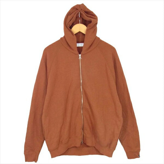 GRAPHPAPER グラフペーパー ループウィラー LOOPWHEELER GU183-70130B for GP Zip Parka ジップ パーカー ブラウン系 1【中古】