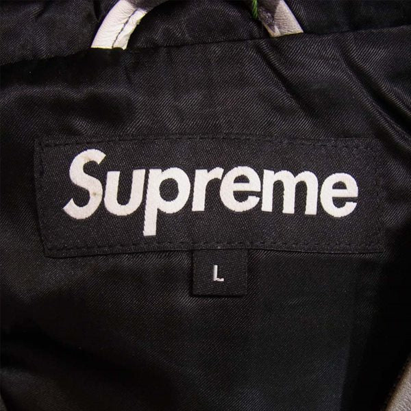 Supreme シュプリーム 18AW Leather Anorak Snowcamo レザー アノラック ジャケット スノーカモ ジャケット マルチカラー系 L【中古】