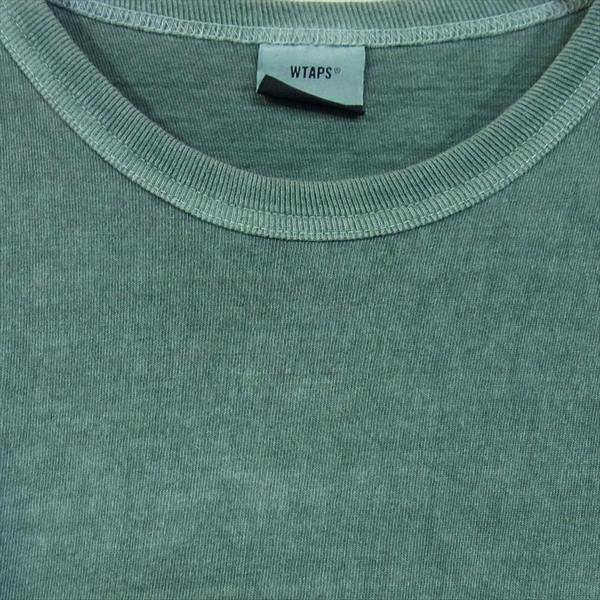 WTAPS ダブルタップス 191ATDT-CSM08 BLANK LS 02 長袖Tシャツ 胸ポケット Tシャツ グリーン系 M【中古】