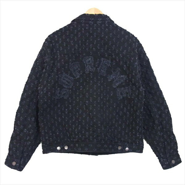 Supreme シュプリーム 20SS Hole Punch Denim Jacket ホール パンチ デニムジャケット デニム ジャケット ブラック系 M【美品】【中古】