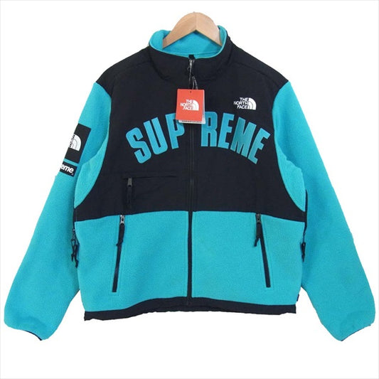 Supreme シュプリーム 未使用品 ザノースフェイス THE NORTH FACE 19SS Denali アーチロゴ デナリ フリース ジャケット ブルーバード S【極上美品】【中古】