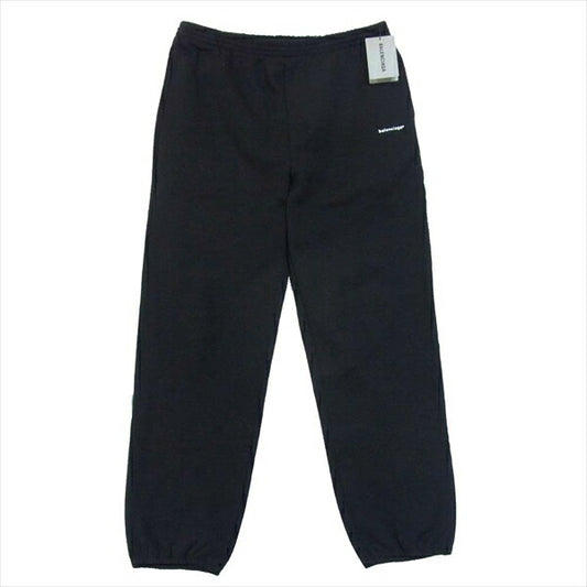 BALENCIAGA バレンシアガ スウェットパンツ スウェット コットン パンツ 黒系 L【新古品】【未使用】【中古】