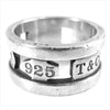 TIFFANY&Co. ティファニー 1837 925silver エレメント リング シルバー 9号程度【中古】