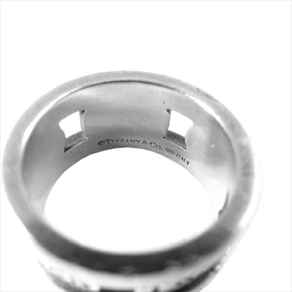 TIFFANY&Co. ティファニー 1837 925silver エレメント リング シルバー 9号程度【中古】