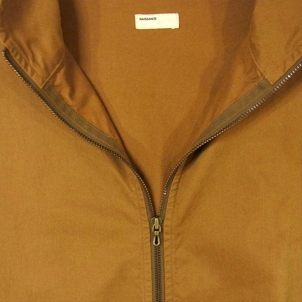 NAISSANCE ネサンス OC ZIP BL ジップ ブルゾン コットン ジャケット ブラウン系 M【中古】