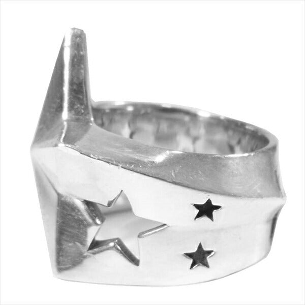 MARBLES マーブルズ 925silver メンズ 星柄 スター 指輪 リング シルバー 13号程度【中古】