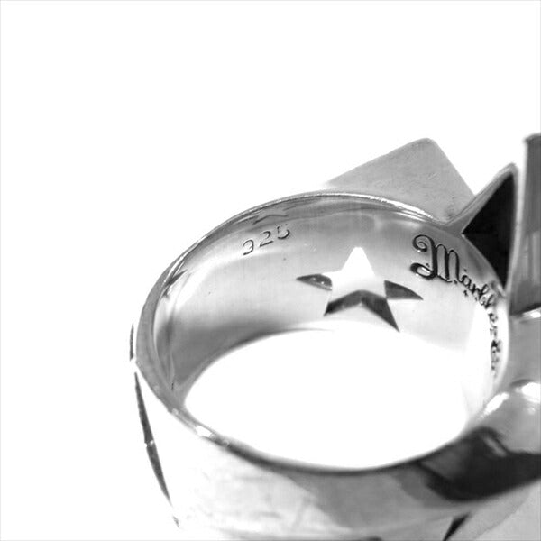 MARBLES マーブルズ 925silver メンズ 星柄 スター 指輪 リング シルバー 13号程度【中古】