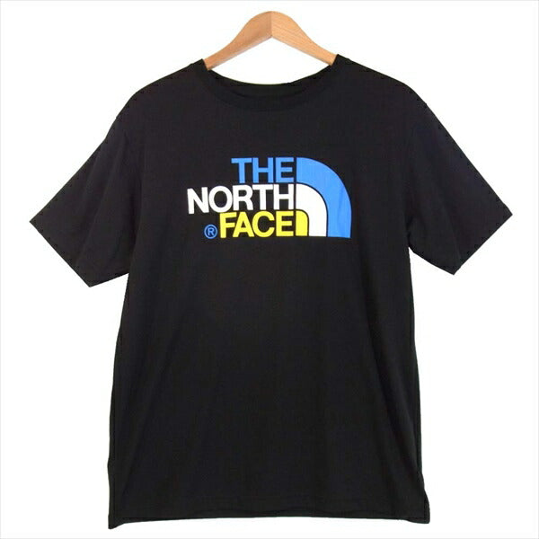 THE NORTH FACE ノースフェイス NT31621 メンズ ロゴ プリント 半袖 Tシャツ 黒系 黒系 XL【中古】