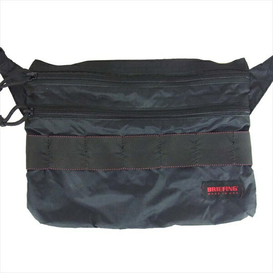 BRIEFING ブリーフィング BRF268219 PACKABLE SACOCHE パッカブル サコッシュ ショルダーバッグ ブラック系【美品】【中古】