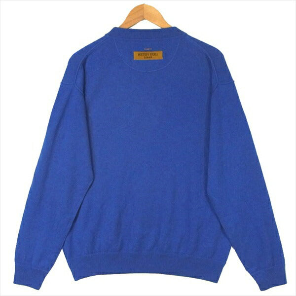 LOUIS VUITTON ルイ・ヴィトン 19AW RM192Q JZE HHN42W インサイドアウト シルク混カシミヤ ニット ブルー系 M【中古】