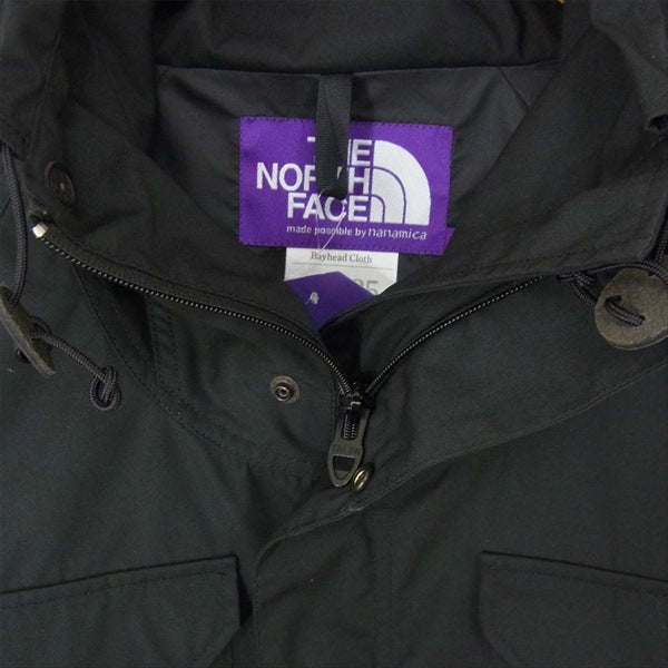 THE NORTH FACE ノースフェイス NP2854N PURPLE LABEL 65/35 Mountain Parka パープルレーベル マウンテン パーカー ジャケット 黒系 M【新古品】【未使用】【中古】
