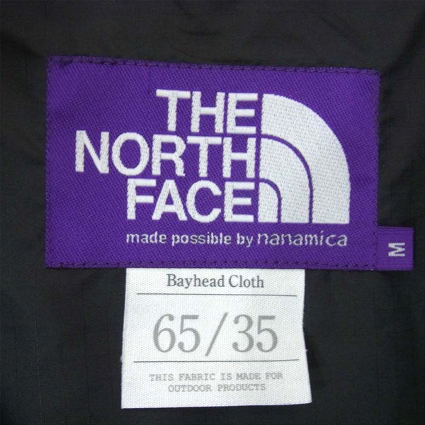 THE NORTH FACE ノースフェイス NP2854N PURPLE LABEL 65/35 Mountain Parka パープルレーベル マウンテン パーカー ジャケット 黒系 M【新古品】【未使用】【中古】