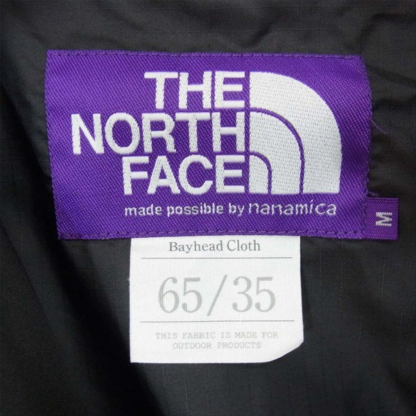 THE NORTH FACE ノースフェイス NP2854N PURPLE LABEL 65/35 Mountain Parka パープルレーベル マウンテン パーカー ジャケット 黒系 M【新古品】【未使用】【中古】