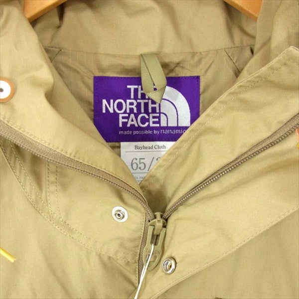 THE NORTH FACE ノースフェイス NP2854N PURPLE LABEL 65/35 Mountain Parka パープルレーベル マウンテン パーカー ジャケット ベージュ系 L【新古品】【未使用】【中古】