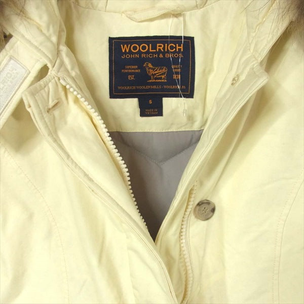 WOOLRICH ウールリッチ ARCTIC PARKA アークティック パーカー ダウン レディース コート オフホワイト系 S【中古】
