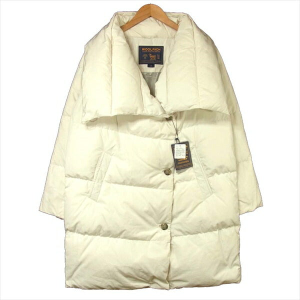WOOLRICH ウールリッチ WWCPS2667 PUFFY COAT パフィ ダウン レディース コート オフホワイト系 S【新古品】【未使用】【中古】