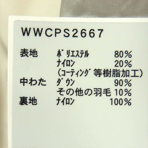 WOOLRICH ウールリッチ WWCPS2667 PUFFY COAT パフィ ダウン レディース コート オフホワイト系 S【新古品】【未使用】【中古】