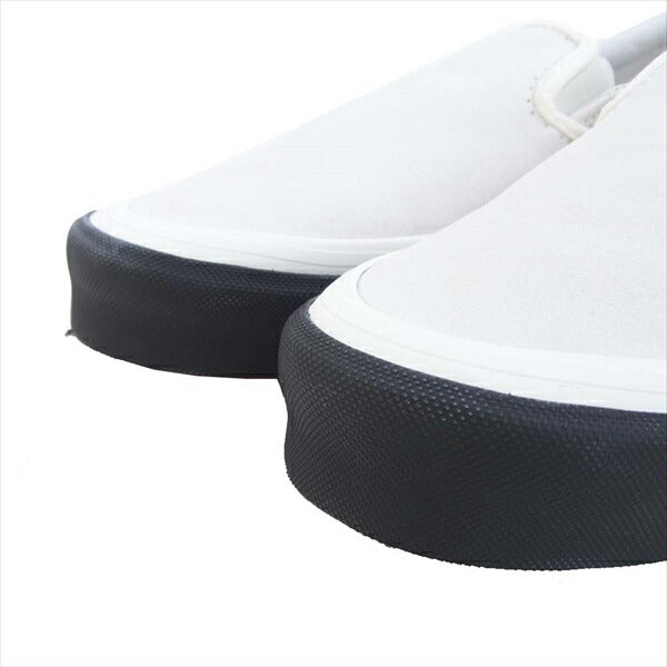 WTAPS ダブルタップス バンズ VANS VN0A45JK20F OG Classic Slip-On ロゴ クラシック ホワイト系 28cm【新古品】【未使用】【中古】