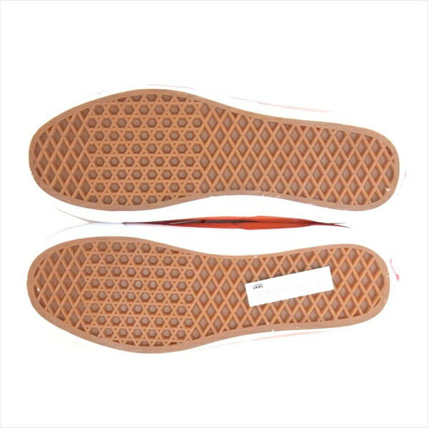 WTAPS ダブルタップス バンズヴォルト VANS VALT VN0A4BVA20Q1 Og Era Lx エラ ボーン刺繍 スリッポン スニーカー オレンジ系 27cm【新古品】【未使用】【中古】