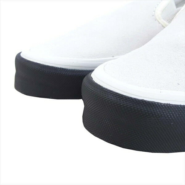 WTAPS ダブルタップス × VANS 201BWVND-FWM02S OG CLASSIC SLIP-ON クラシック スリッポン スニーカー ホワイト系 27.5cm【新古品】【未使用】【中古】