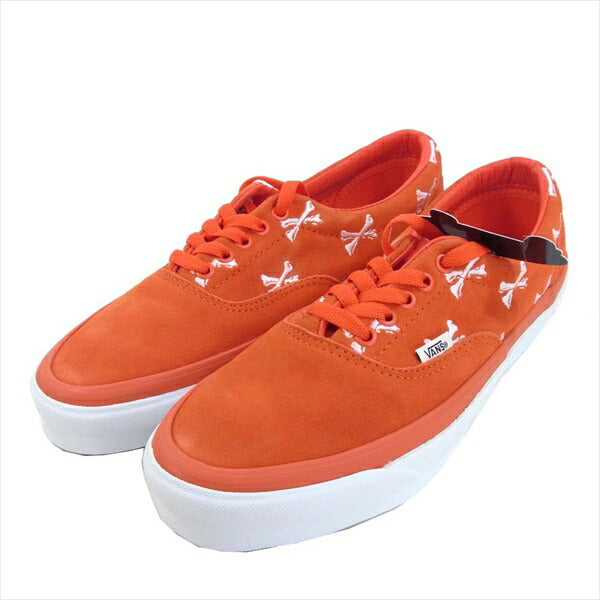 WTAPS ダブルタップス バンズヴォルト VANS VALT VN0A4BVA20Q1 Og Era Lx エラ ボーン刺繍 スリッポン スニーカー オレンジ系 27cm【新古品】【未使用】【中古】