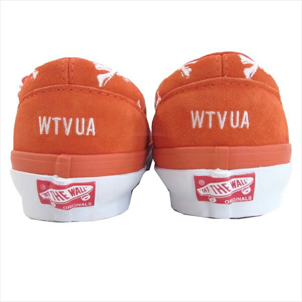 WTAPS ダブルタップス バンズヴォルト VANS VALT VN0A4BVA20Q1 Og Era Lx エラ ボーン刺繍 スリッポン スニーカー オレンジ系 27cm【新古品】【未使用】【中古】